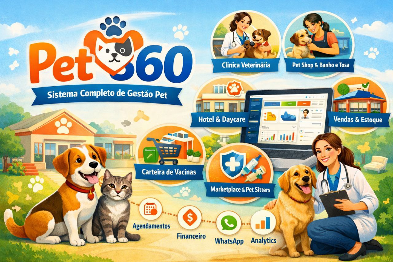 Pet360 - Todas as funcionalidades